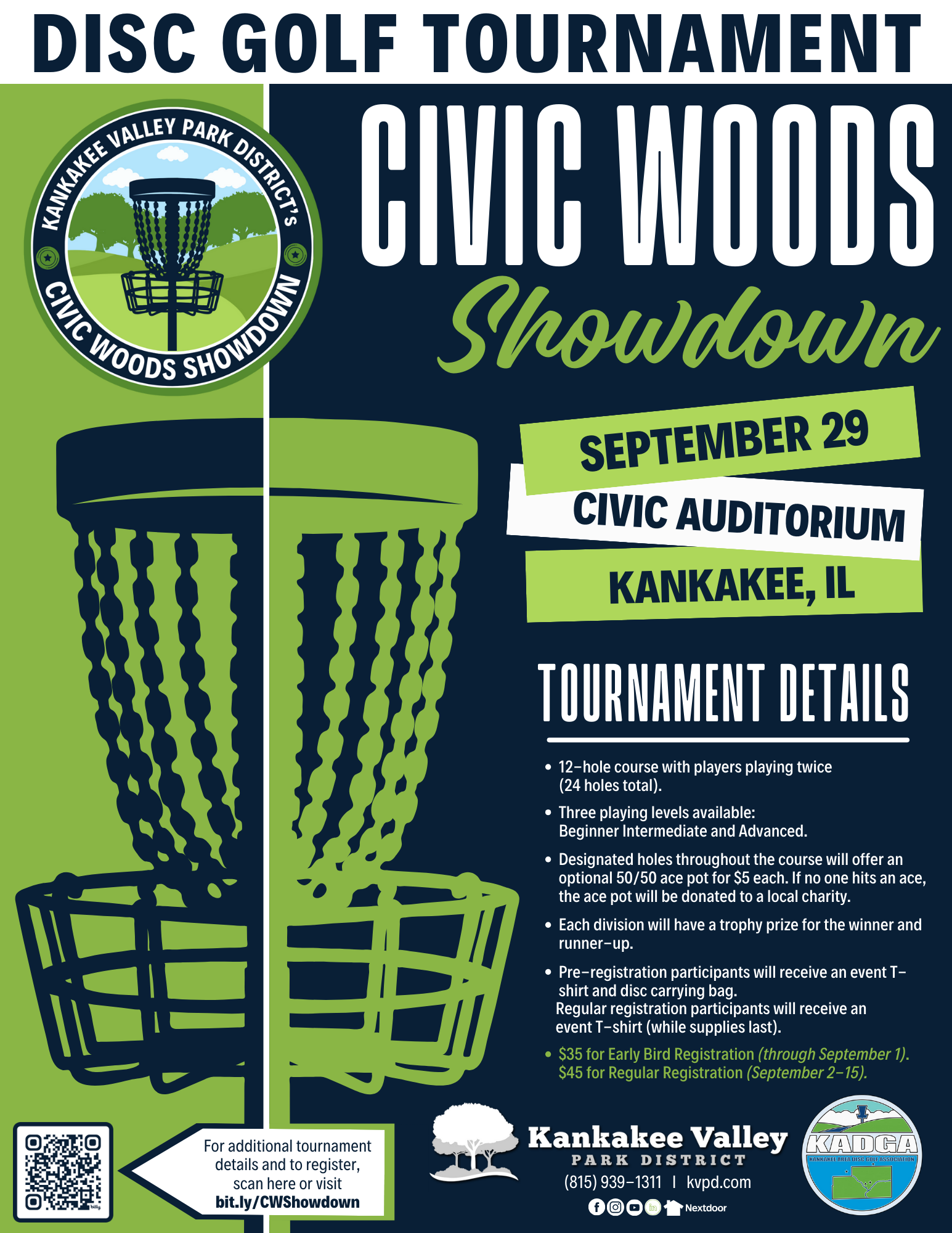 Civic Woods Showdown Disc Golf Tournament