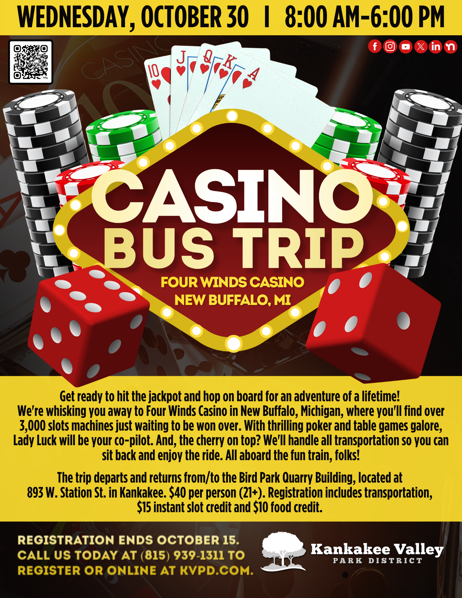 Four Winds Casino Bus Trip