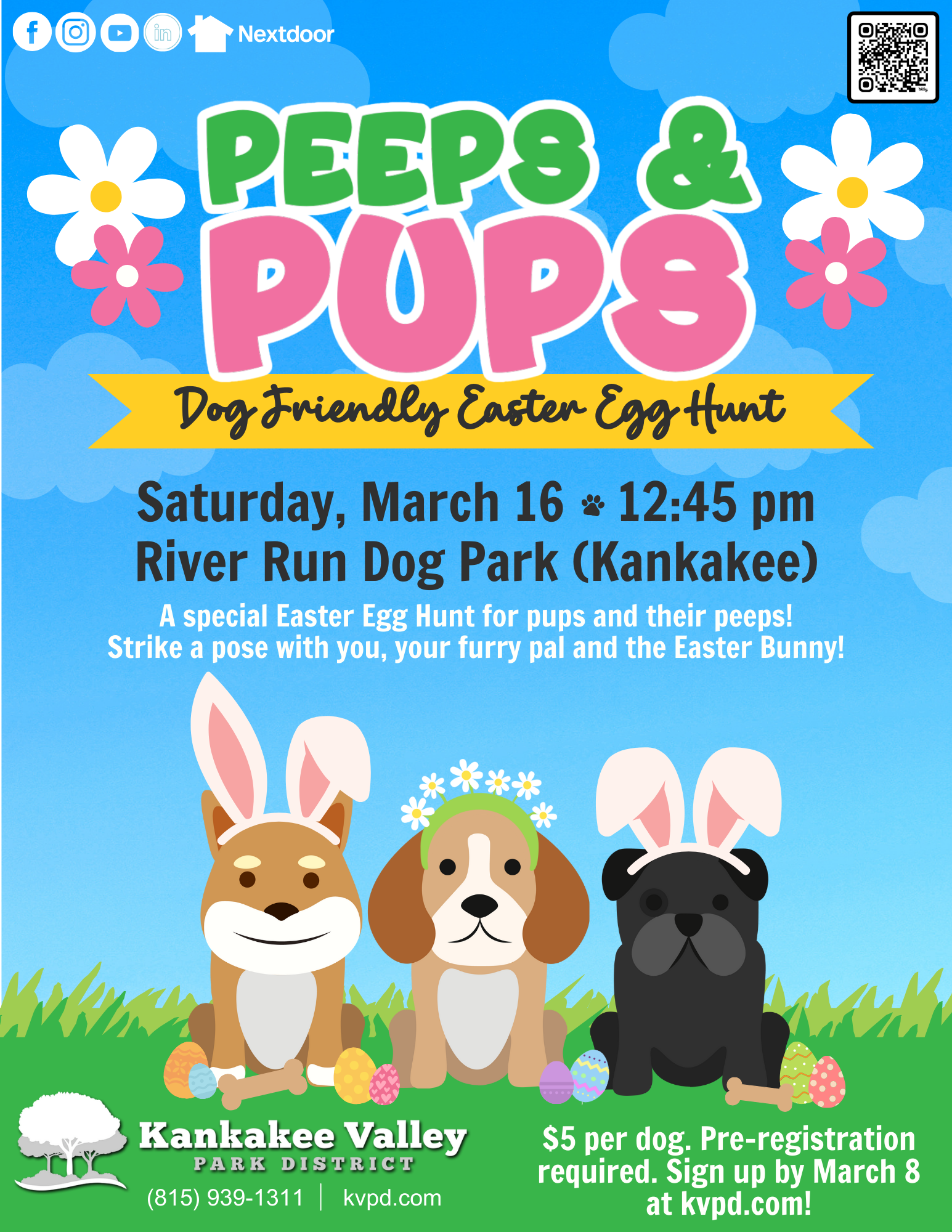 Peeps & Pups Dog Friendly Easter Egg Hunt