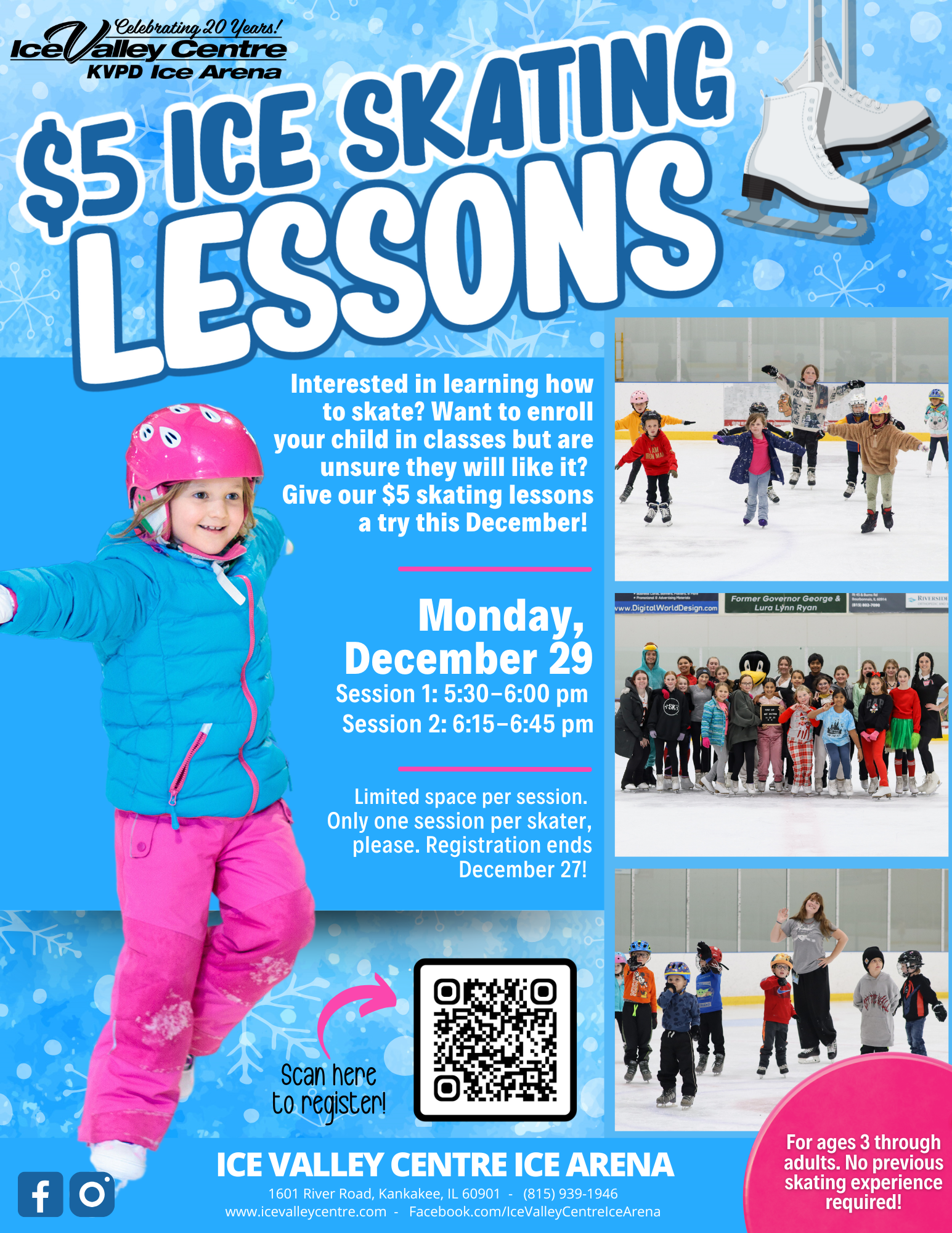 $5 Ice Skating Lessons