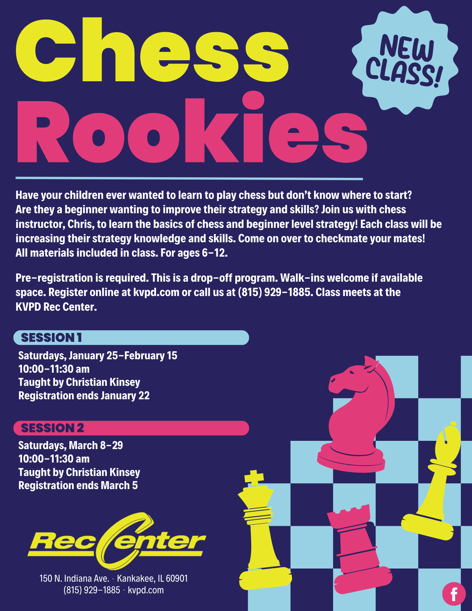 Chess Rookies (Beginners Chess Class)