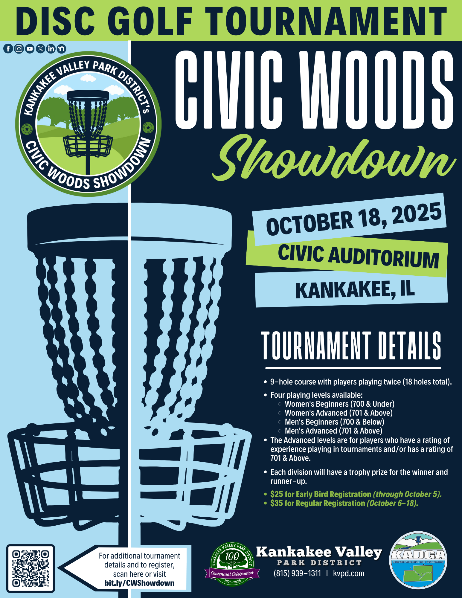 2nd Annual Civic Wood Showdown Disc Golf Tournament