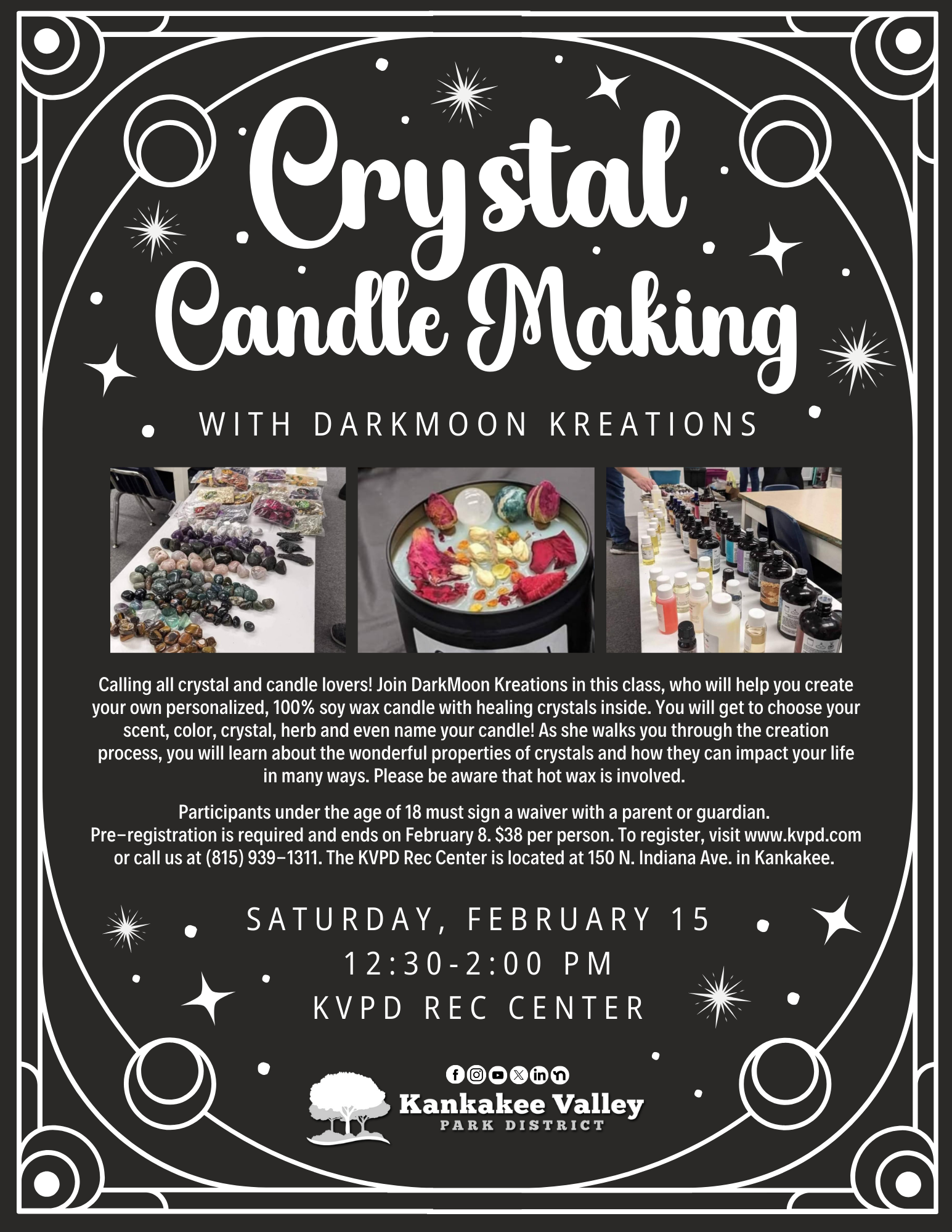 Crystal  Candle Making