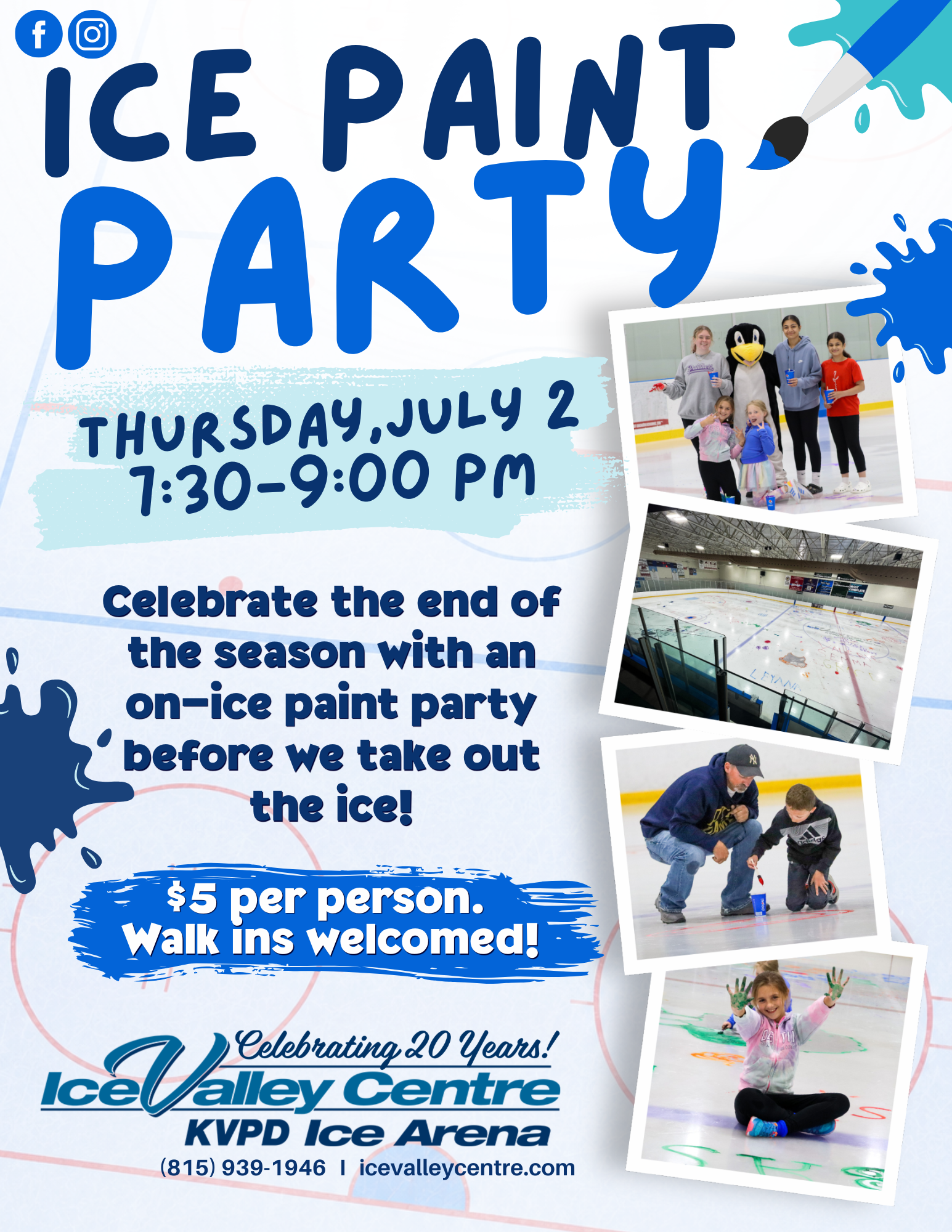 Ice Paint Party