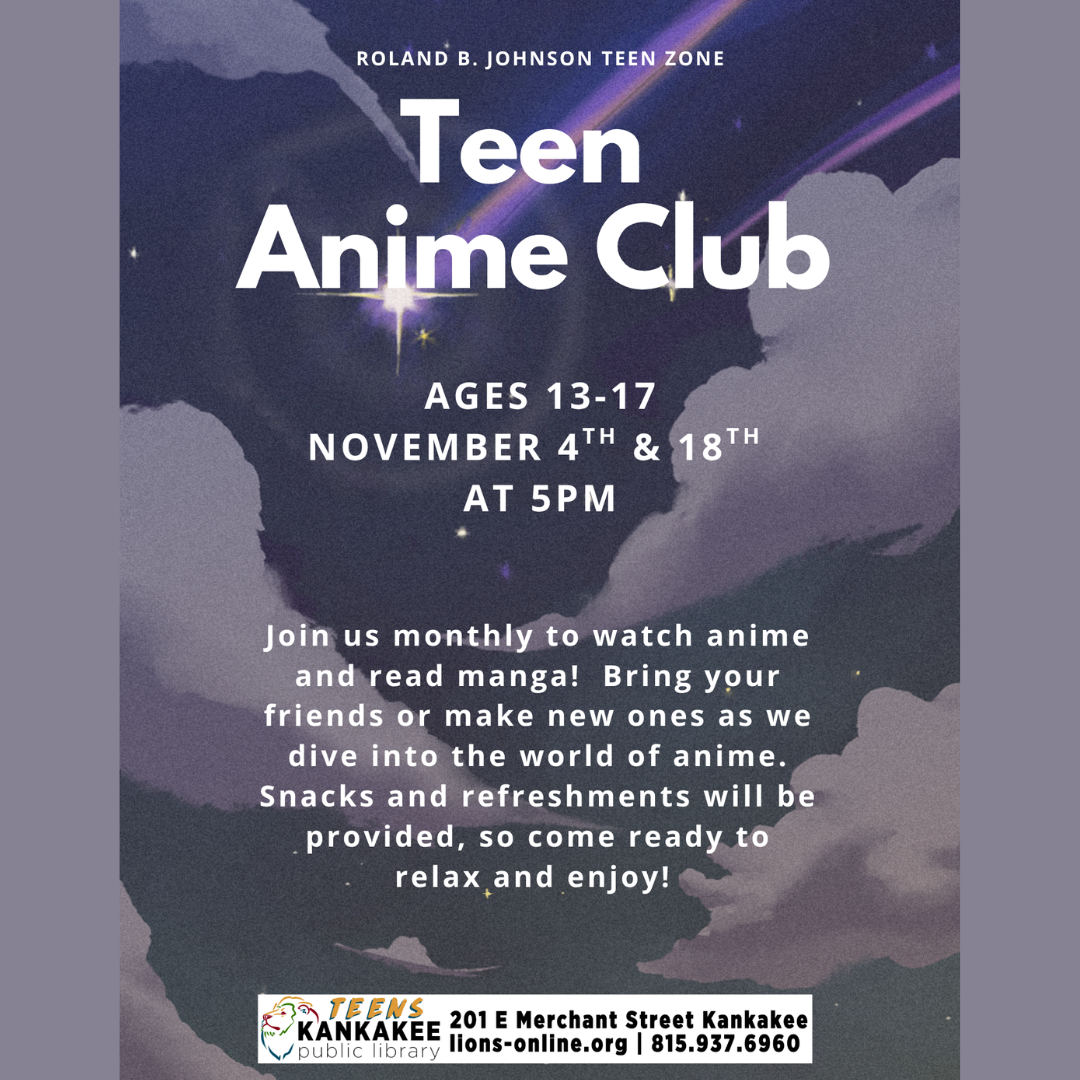 Teen Anime Book Club