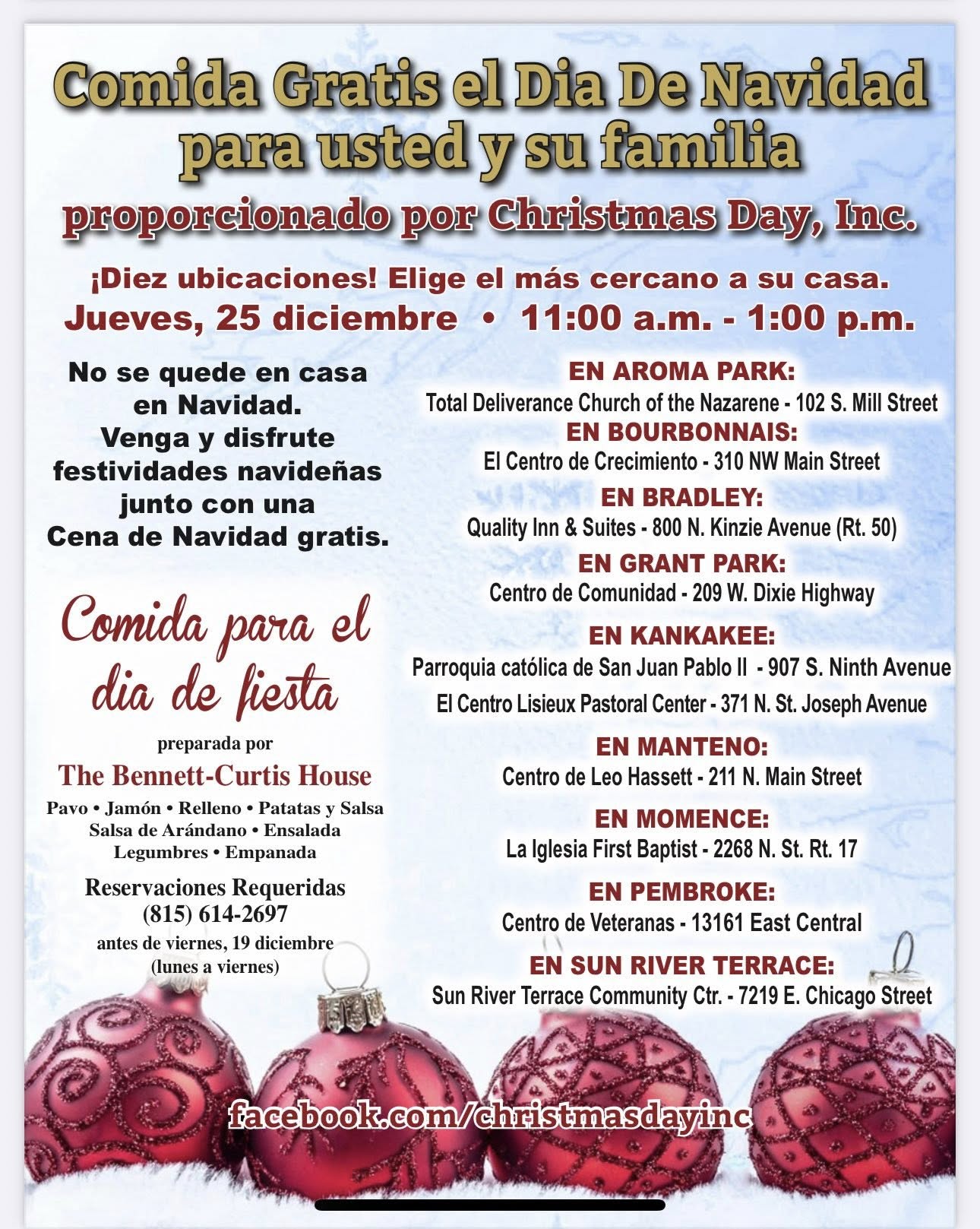 Free Christmas Day Dinner for You and Yours