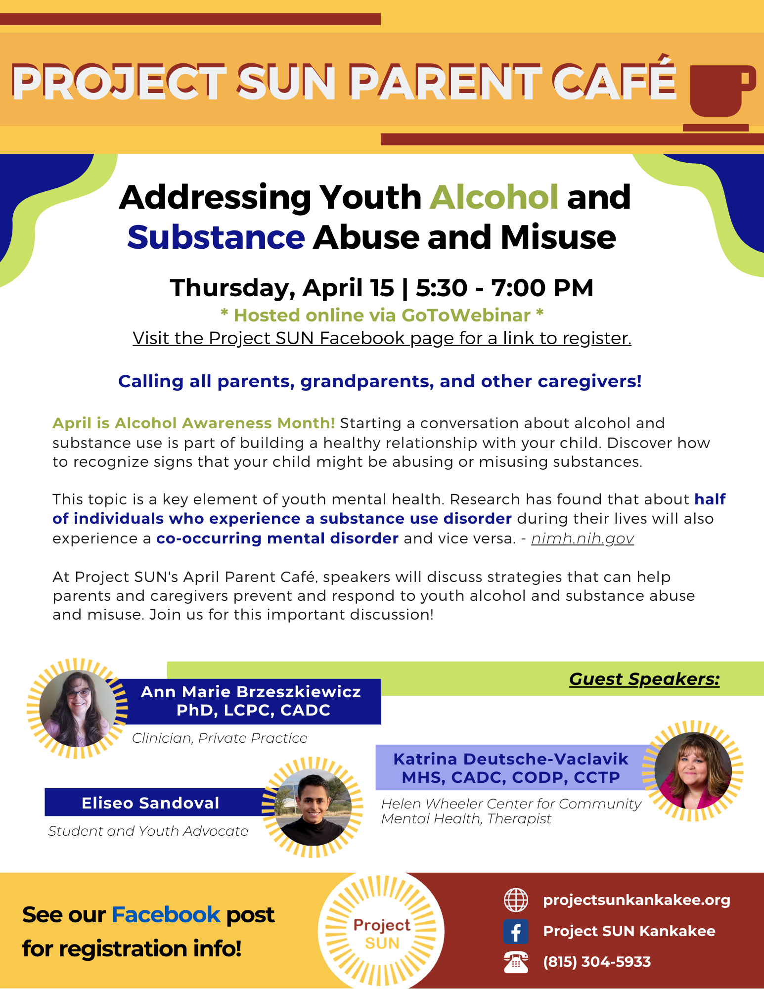 Parent Cafe: Addressing Youth Alcohol and Substance Abuse and Misuse