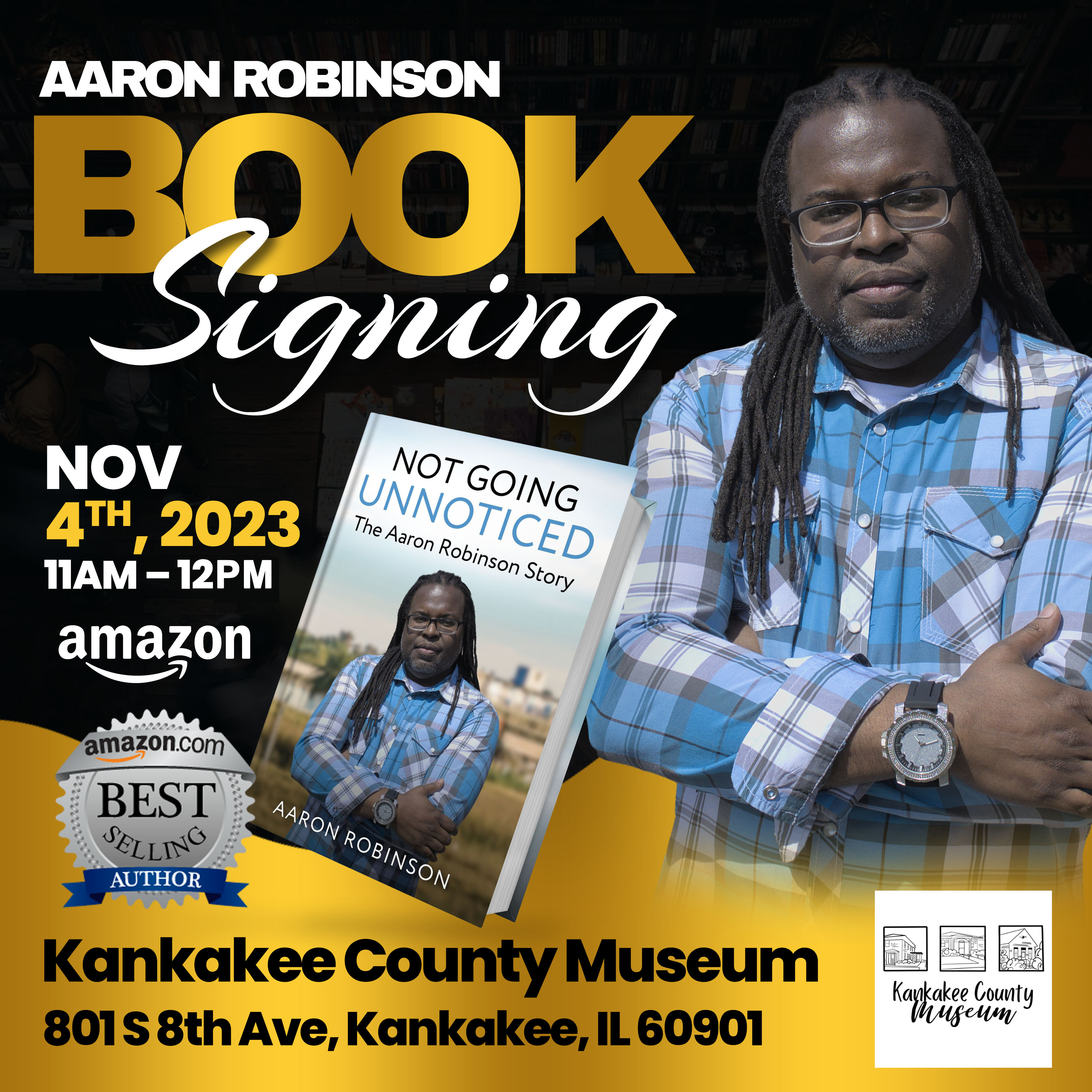 Aaron Robinson - Amazon Best Seller Author Book Signing