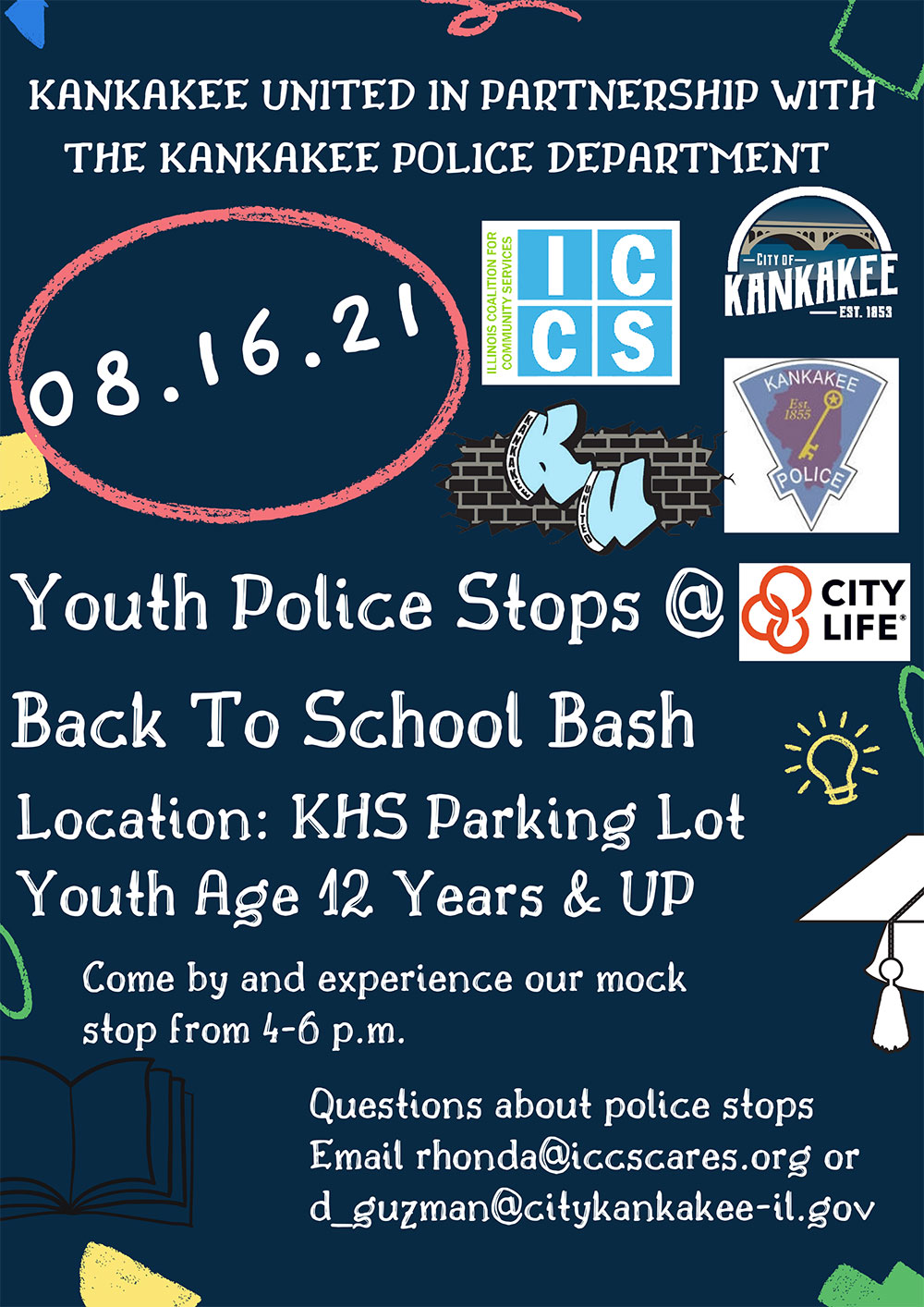 Youth Police Stops @ Back To School Bash