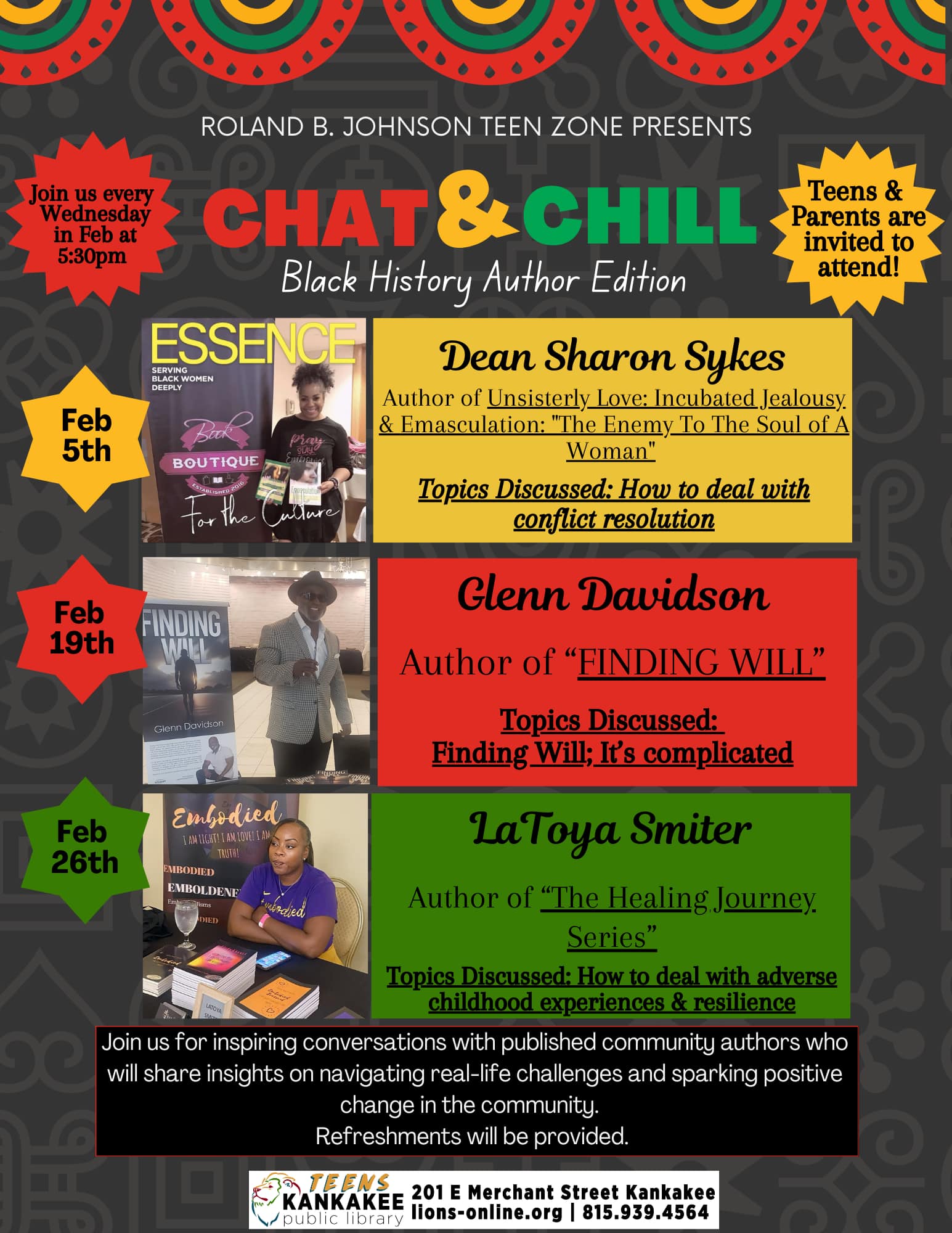 Chat & Chill (Black History Edition)