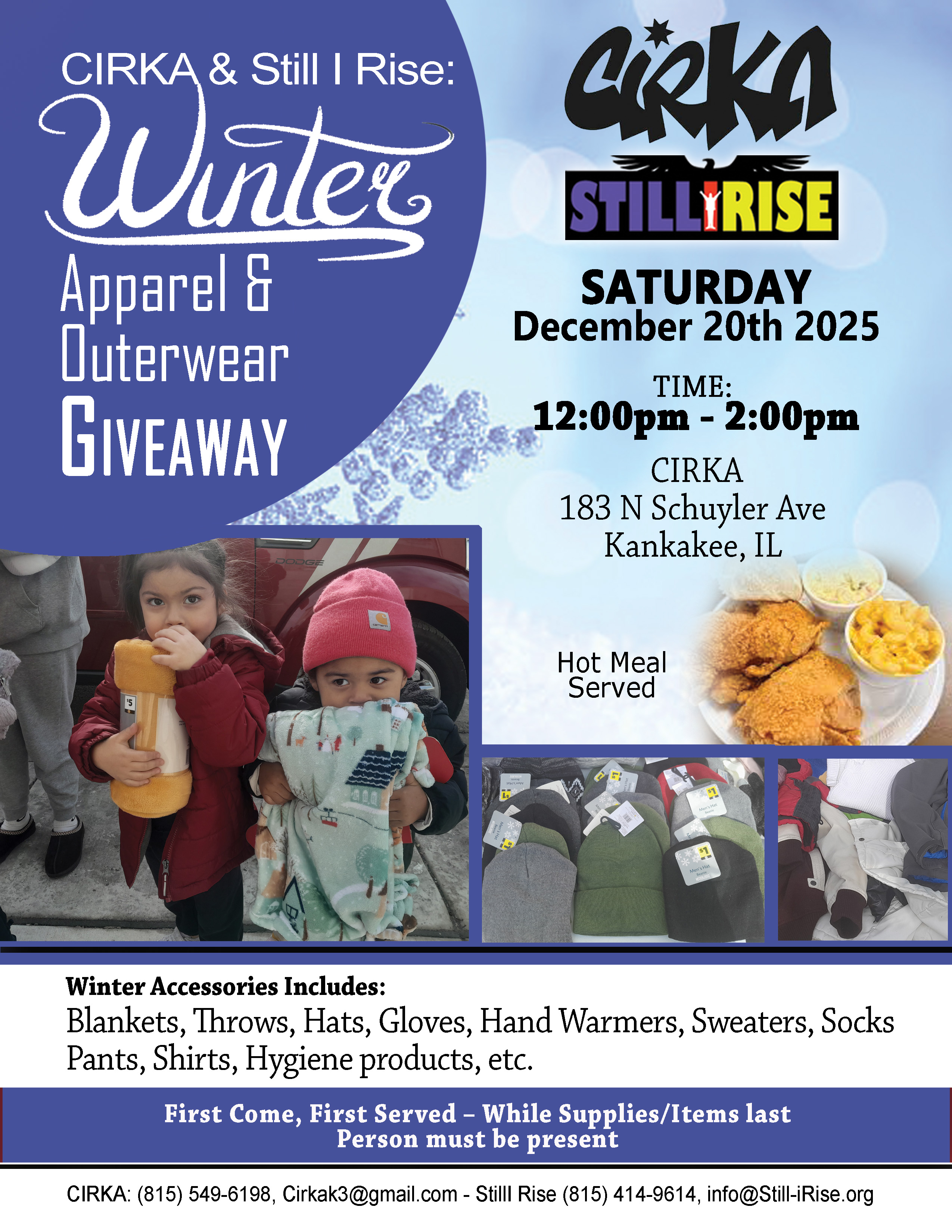 CIRKA and Still I Rise: Winter Apparel & Outerwear Giveaway