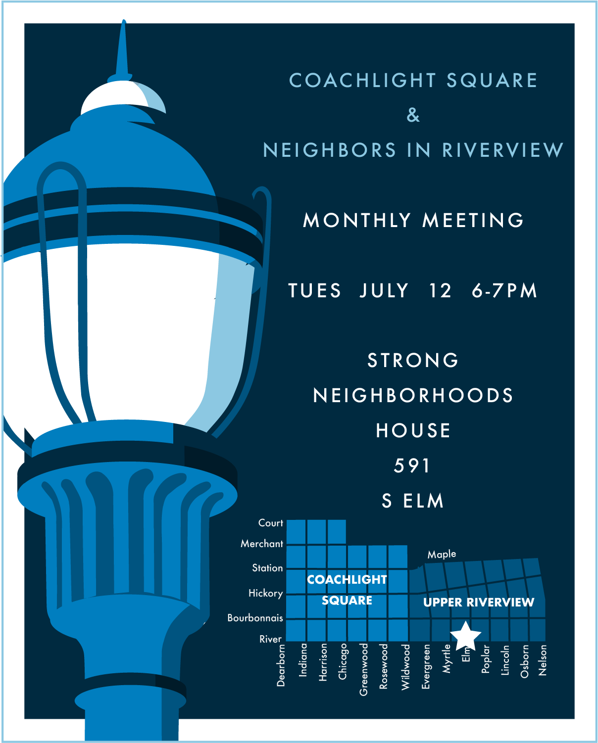 Coachlight Square/Neighbors in Riverview - July Meeting