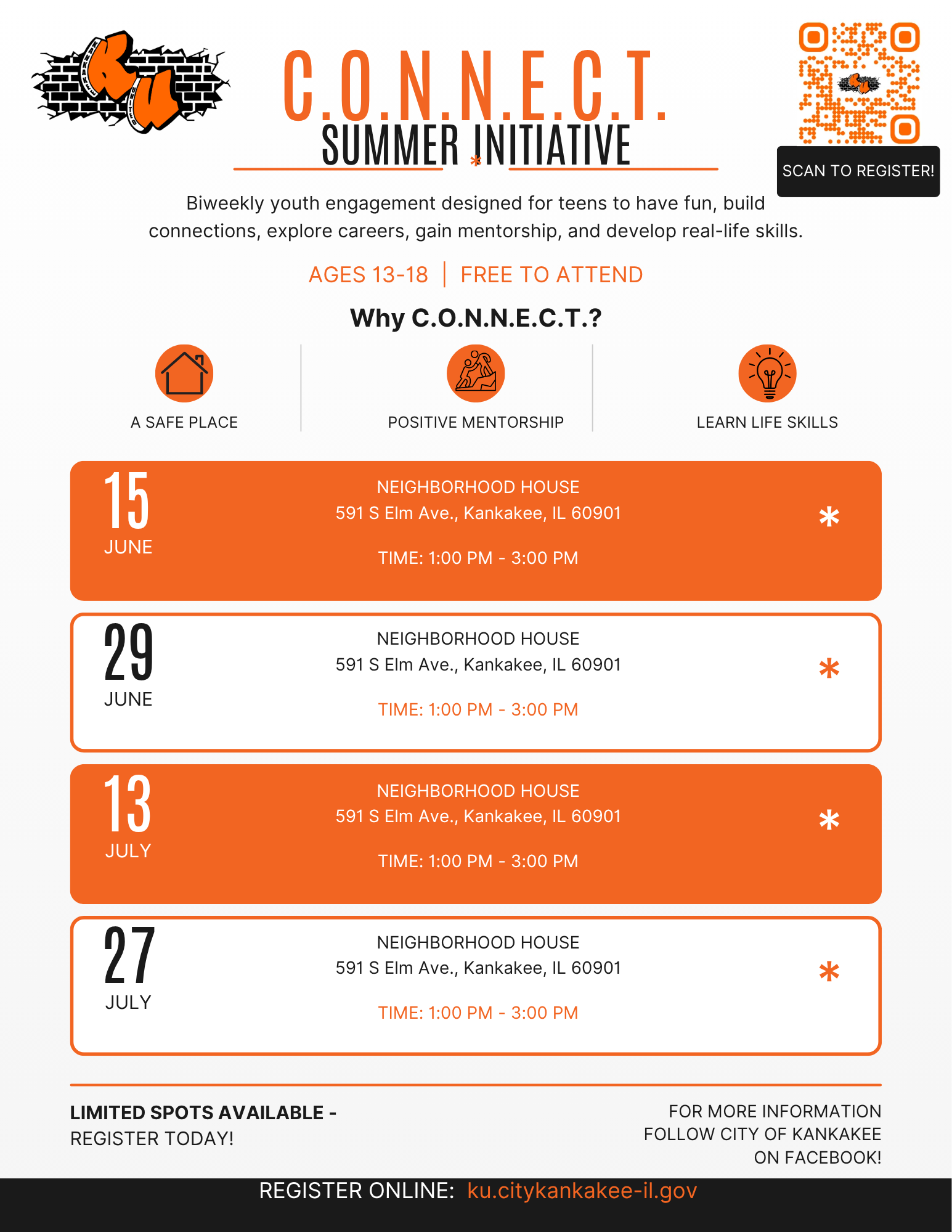 Kankakee United C.O.N.N.E.C.T Summer Initiative