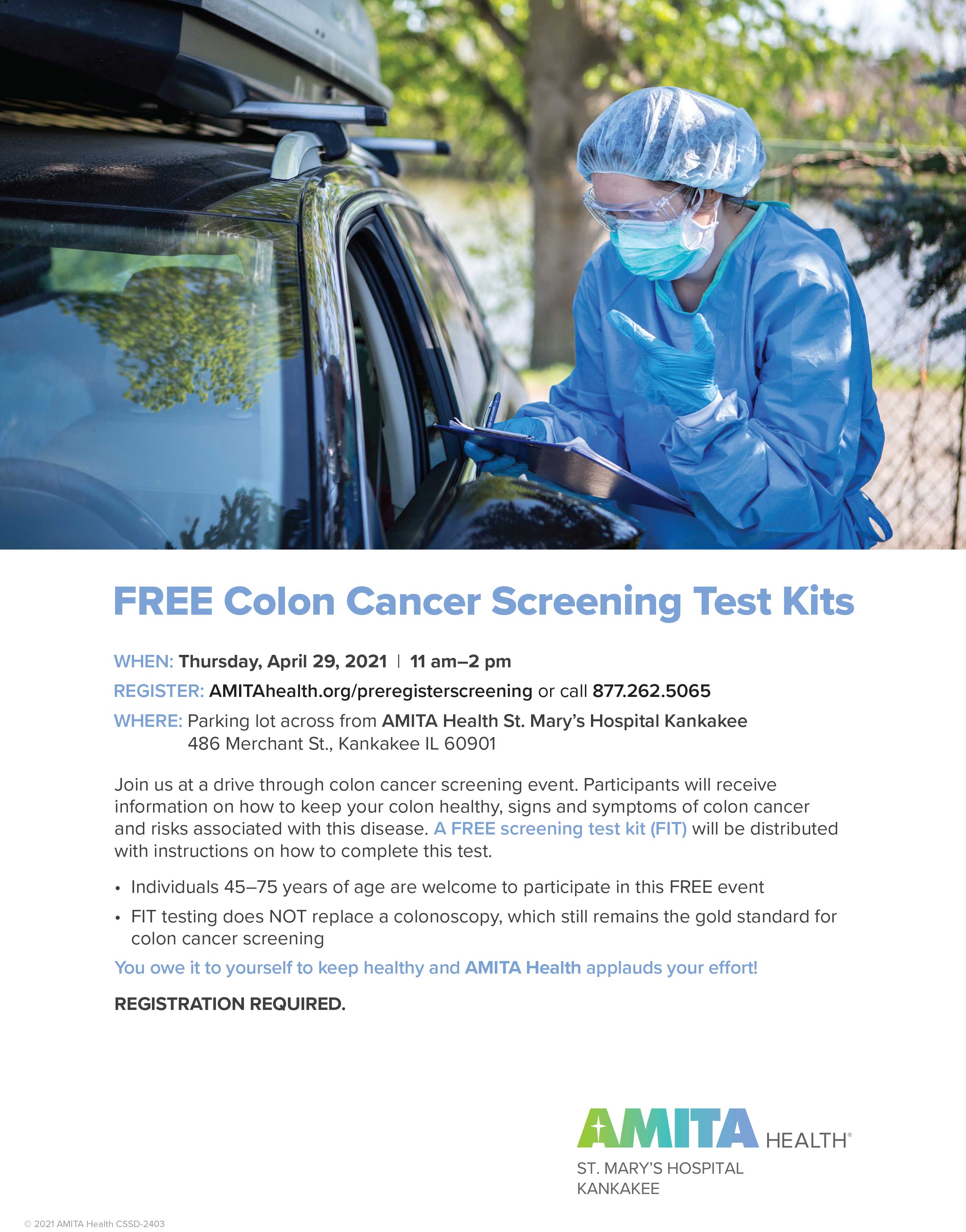 FREE Colon Cancer Screening Test Kits