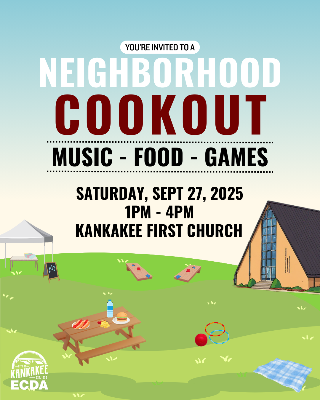Join us for the ECDA Neighborhood Cookout