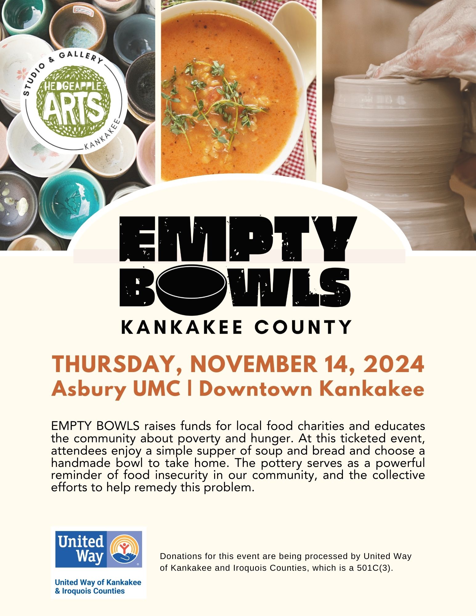 Empty Bowls: Kankakee County