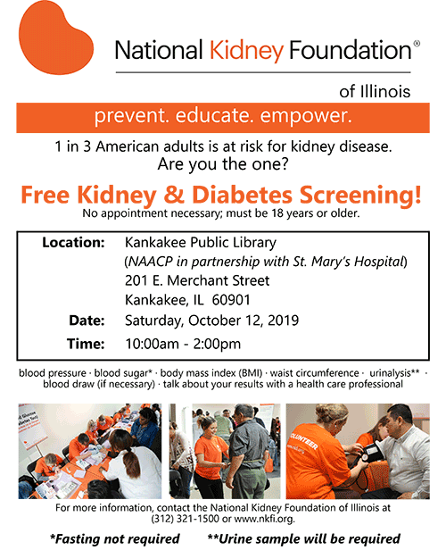 Free Kidney & Diabetes Screening!