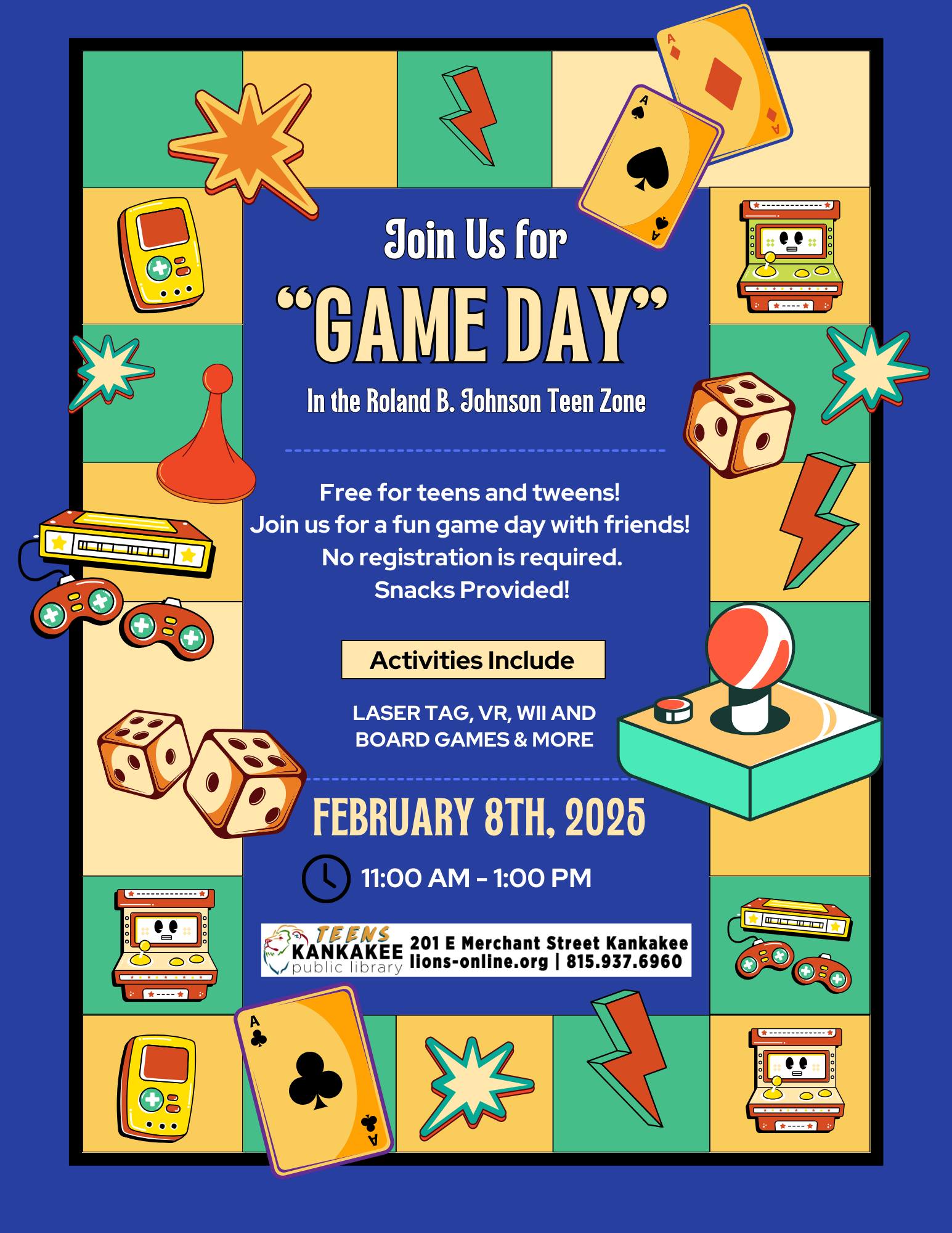 Game Day (for Tweens & Teens) @ KPL