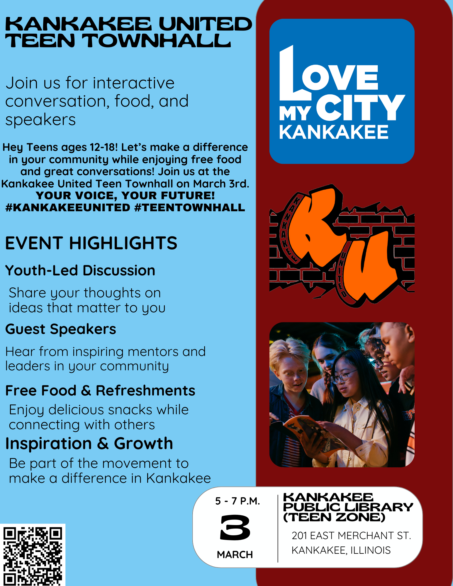 Kankakee United Teen Townhall