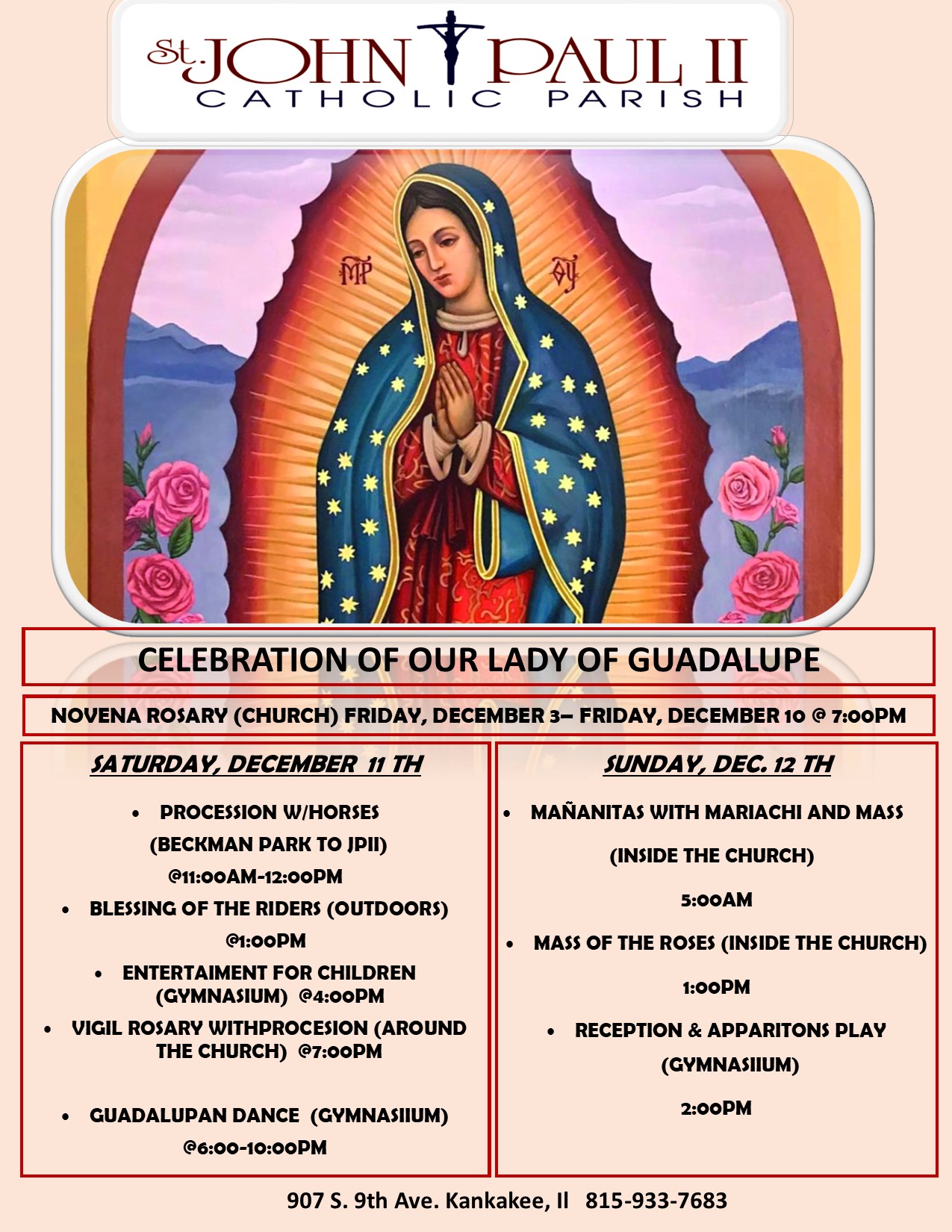 Celebration of Our Lady of Guadalupe
