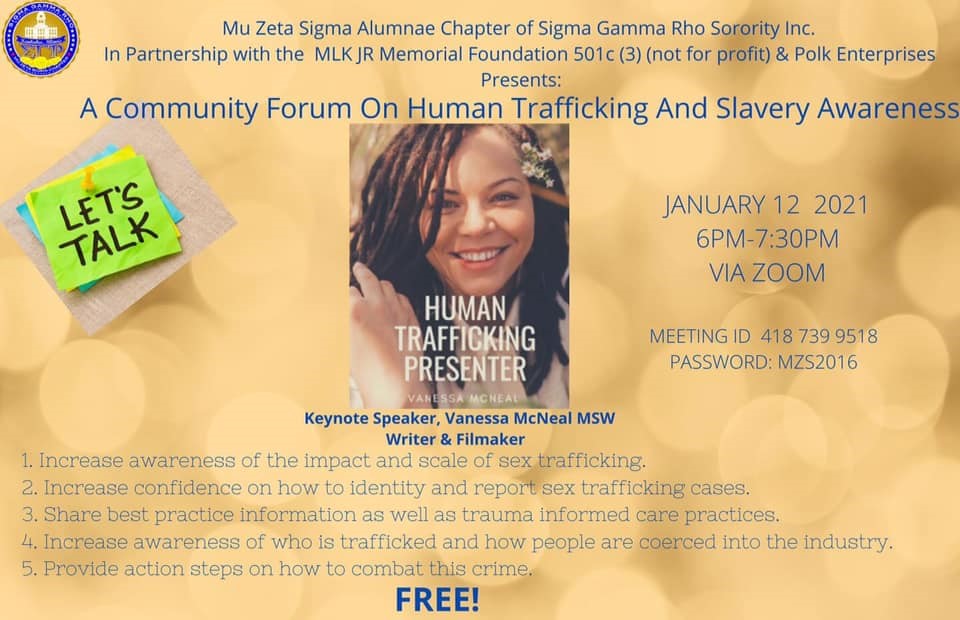 A Community Forum On Human Trafficking and Slavery Awareness