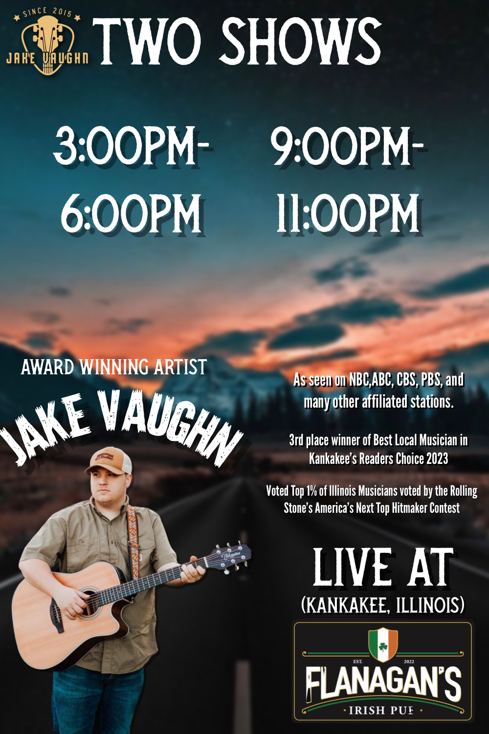 JAKE VAUGHN LIVE