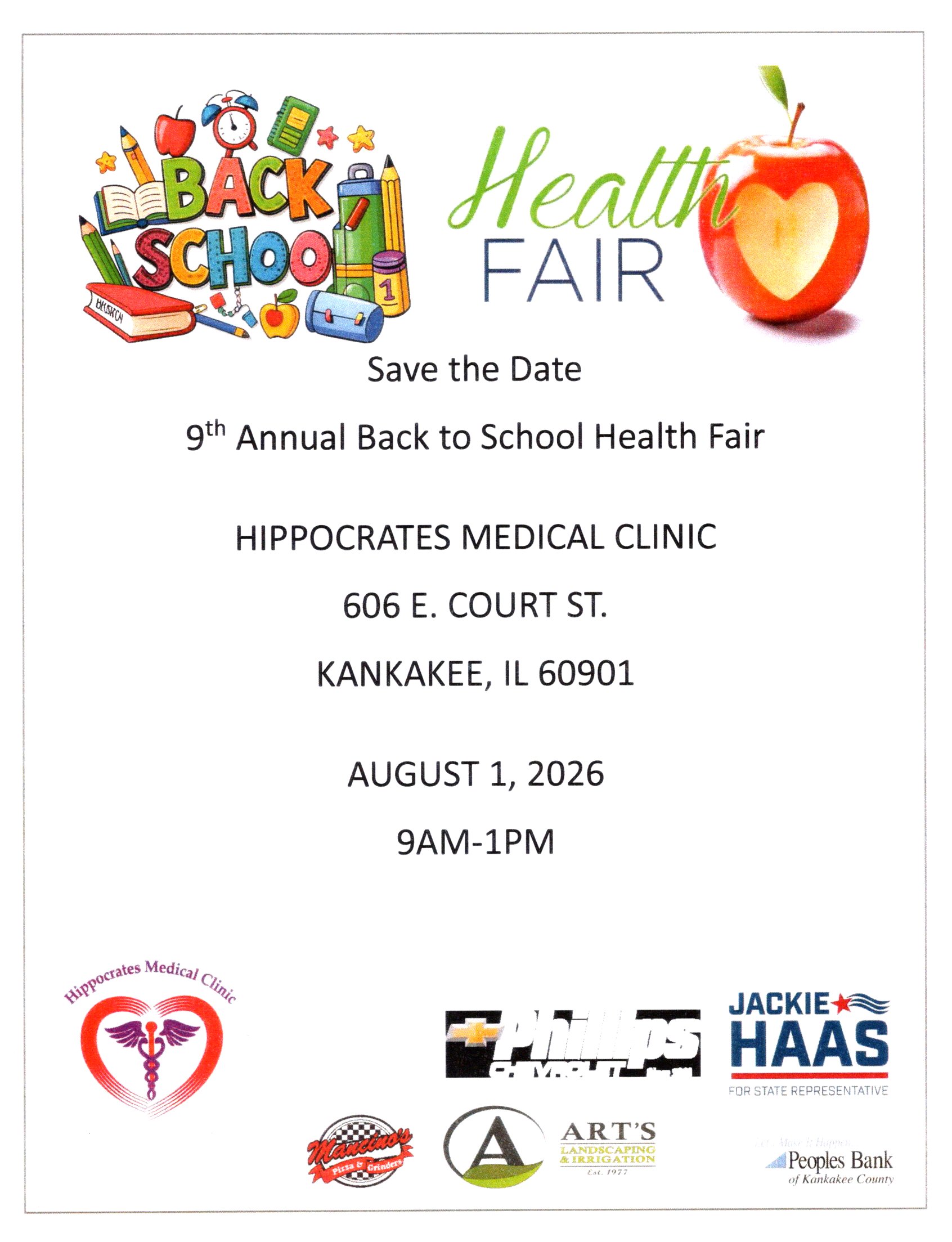Back to School Health Fair