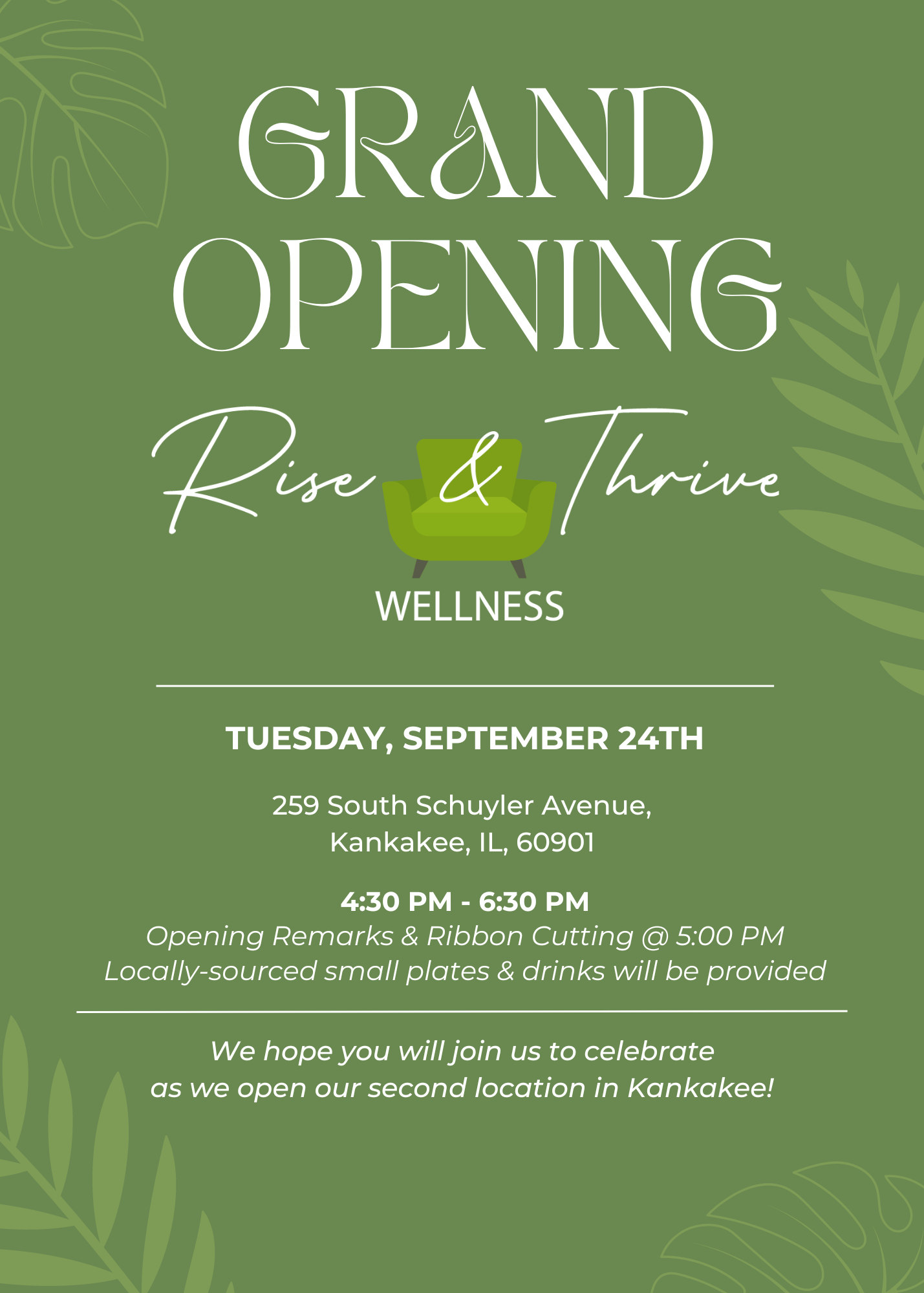 Rise & Thrive Wellness Grand Opening