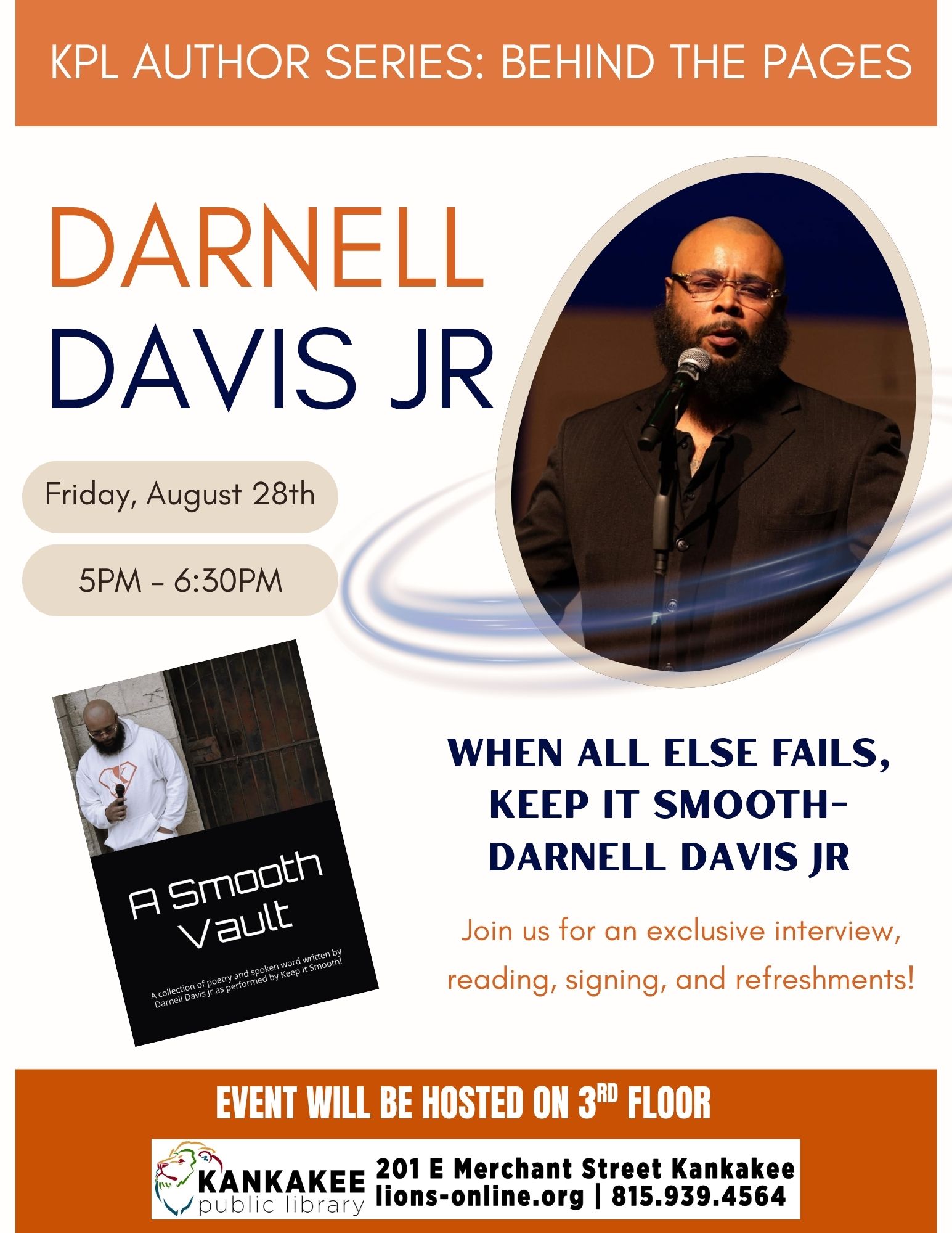 KPL Author Series: Behind the Pages Featuring Darnell Davis, Jr.
