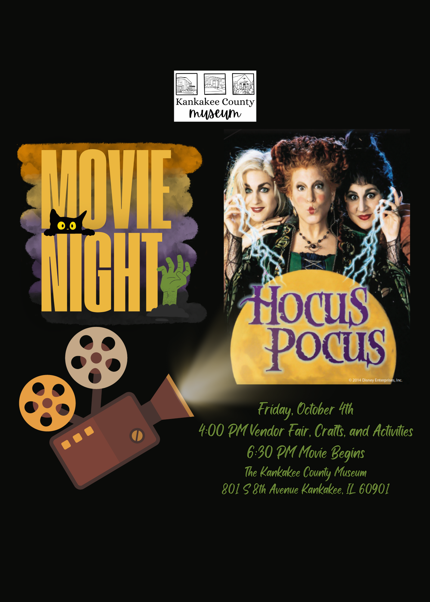 Movie Night & Vendor Fair