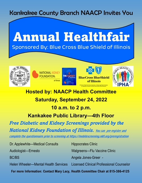 NAACP's Annual Health Fair
