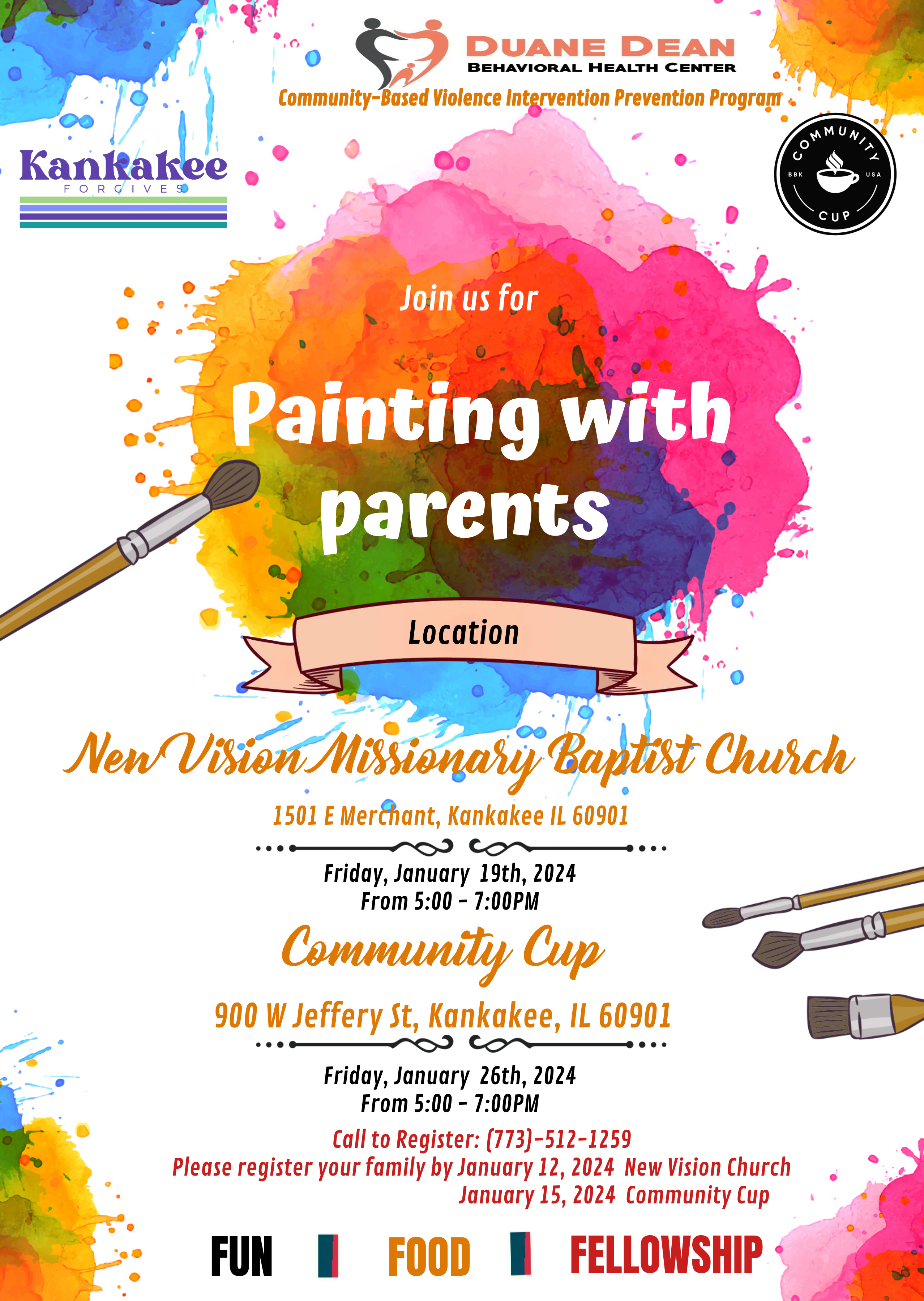 Painting with Parents - Activity workshop evening with children and Parents
