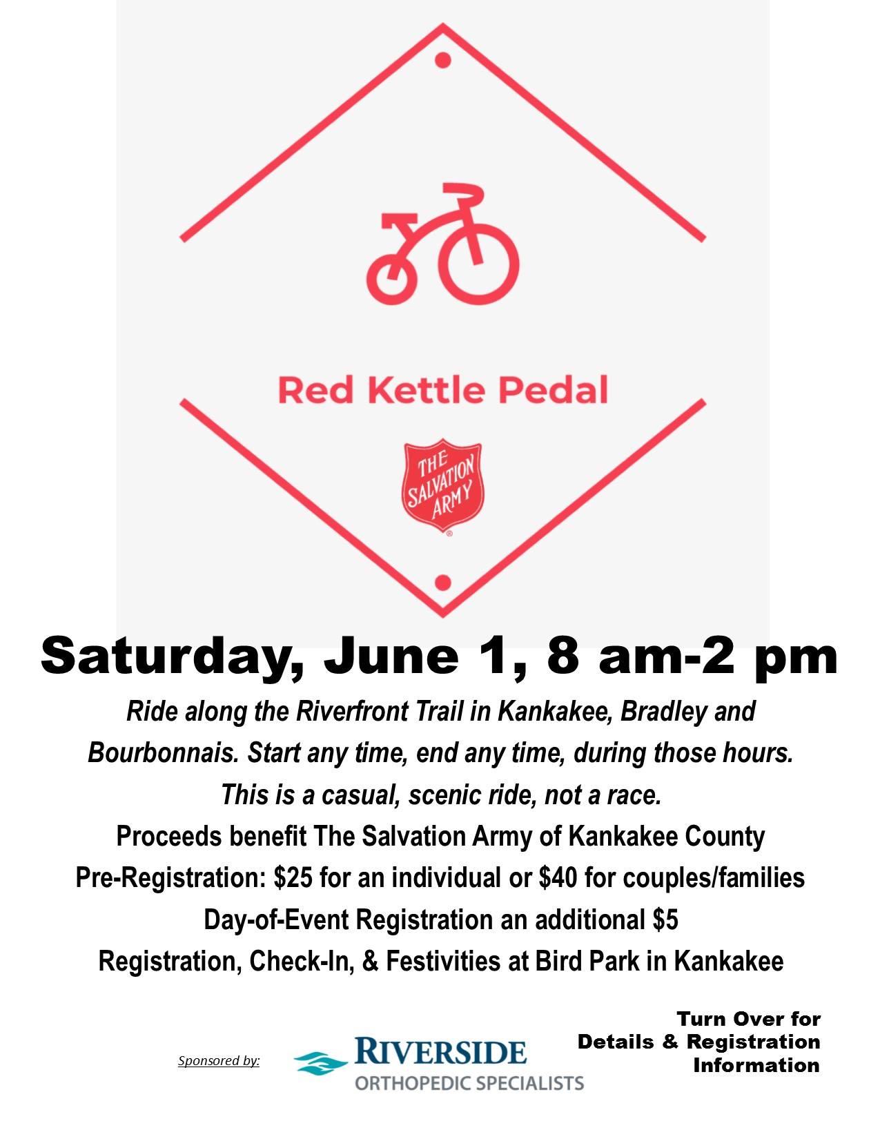 Red Kettle Pedal Fundraiser