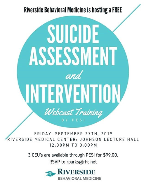 FREE Suicide Assessment & Intervention Training