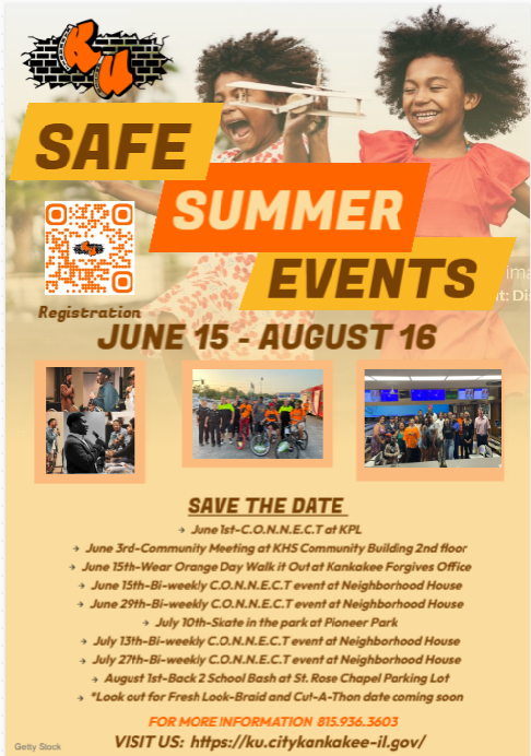 Kankakee United Safe Summer Initiative, June 1 – August 16, 2026