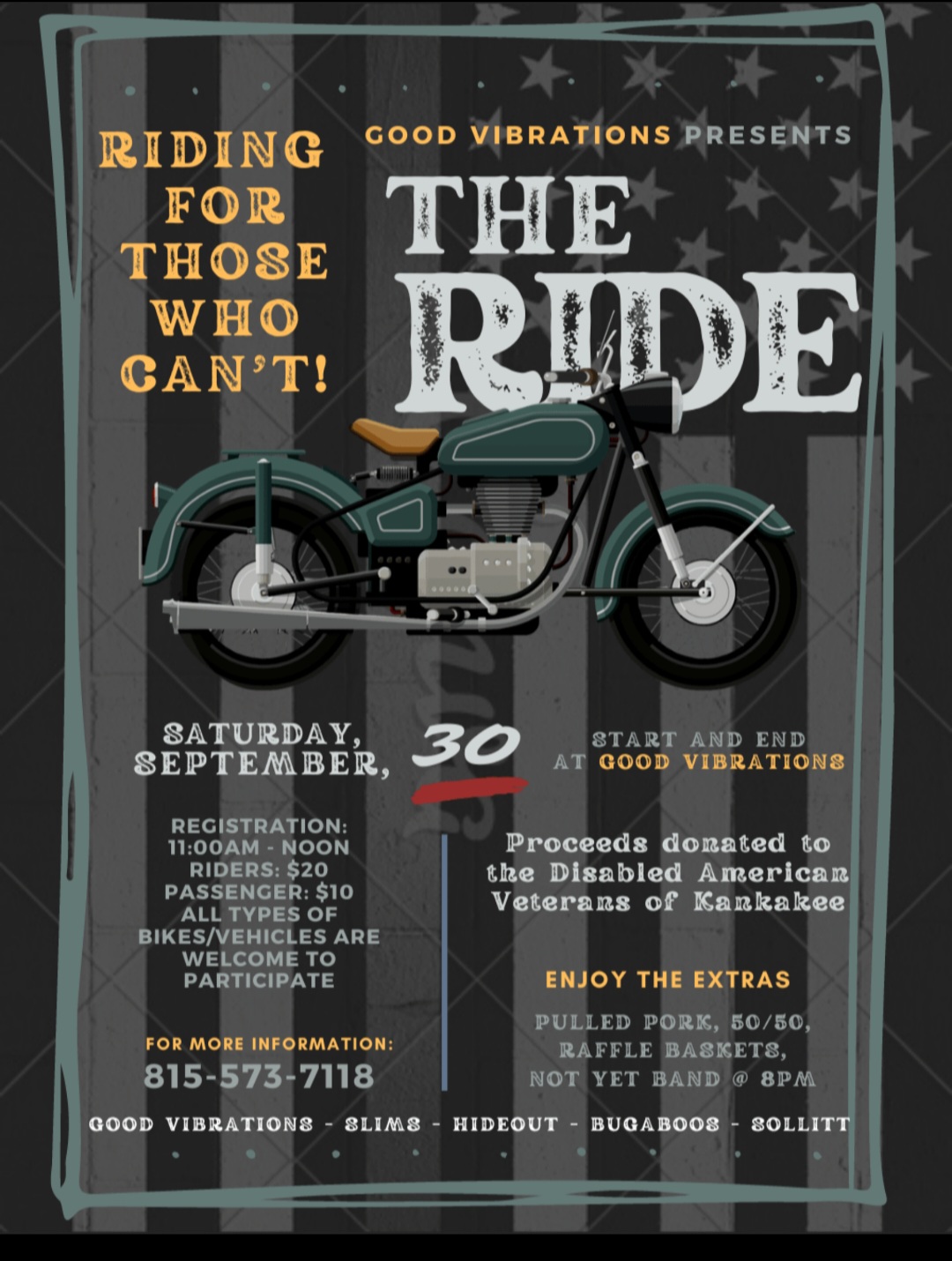 Good Vibrations presents THE RIDE