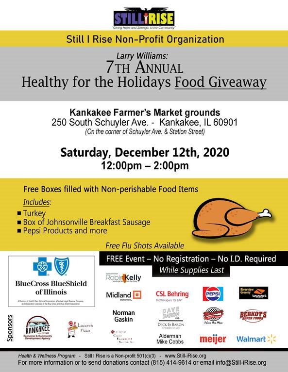 Larry Williams: 7th Annual Healthy for the Holidays Food Giveaway