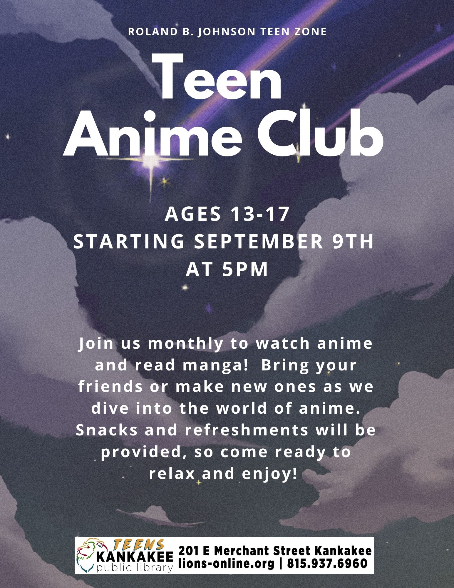 Teen Anime Book Club