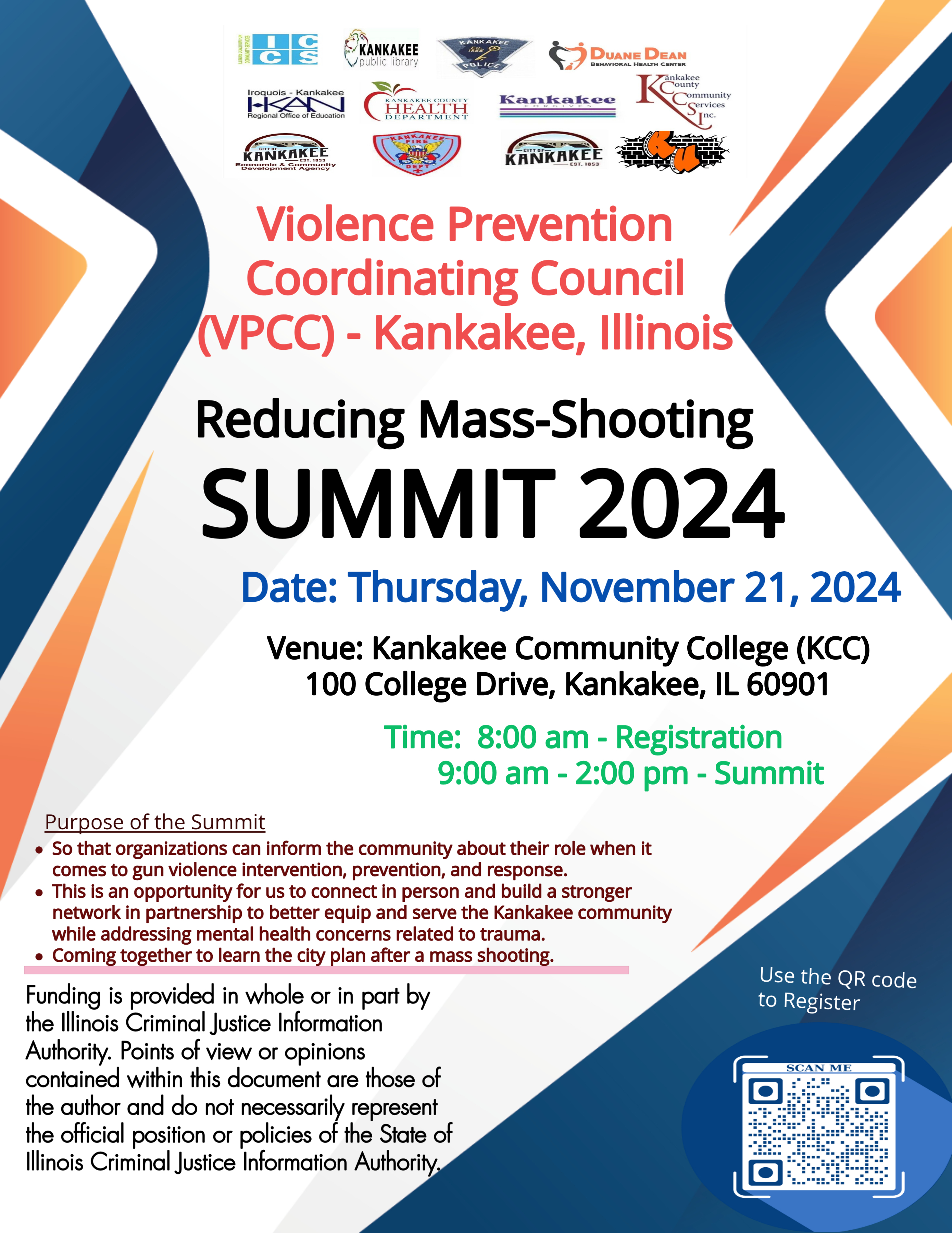 VPCC Kankakee Reducing Mass-Shooting Summit 2024